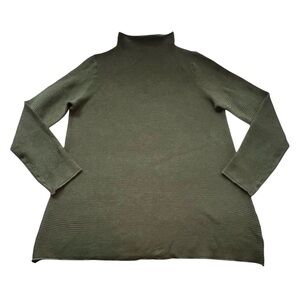 Green Turtleneck Sweater